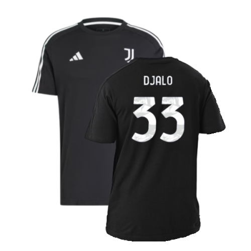 2024-2025 Juventus DNA Tee (Black) (Djalo 33)