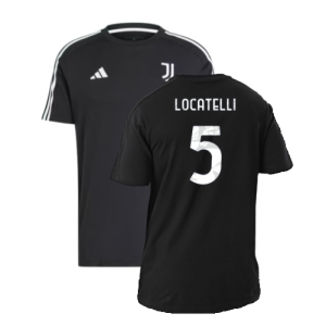 2024-2025 Juventus DNA Tee (Black) (Locatelli 5)