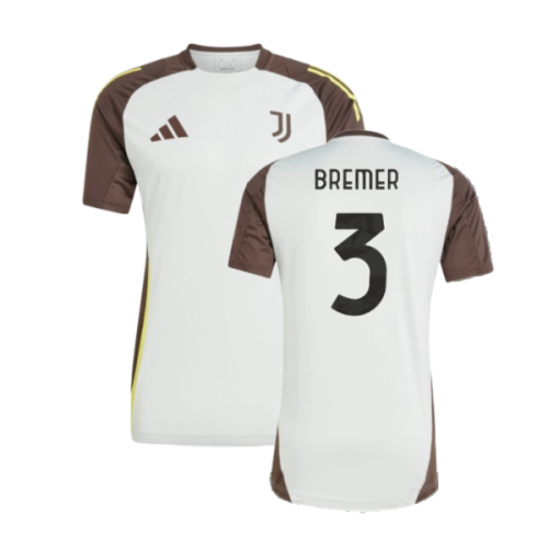 2024-2025 Juventus EU Training Jersey (Silver) (Bremer 3)