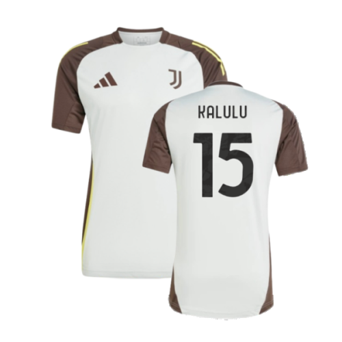 2024-2025 Juventus EU Training Jersey (Silver) (Kalulu 15)