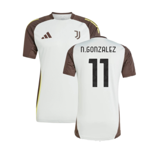 2024-2025 Juventus EU Training Jersey (Silver) (N.Gonzalez 11)