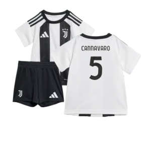 2024-2025 Juventus Home Baby Kit (Cannavaro 5)