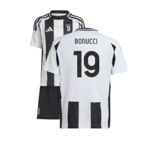 2024-2025 Juventus Home Mini Kit (Bonucci 19)