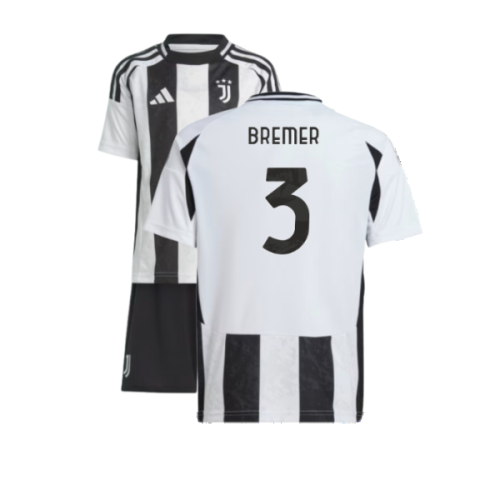 2024-2025 Juventus Home Mini Kit (Bremer 3)