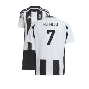 2024-2025 Juventus Home Mini Kit (Ronaldo 7)