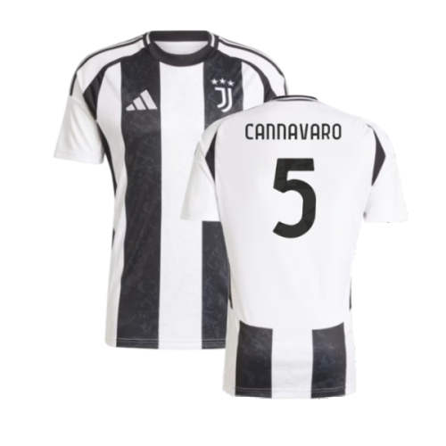 2024-2025 Juventus Home Shirt (Cannavaro 5)