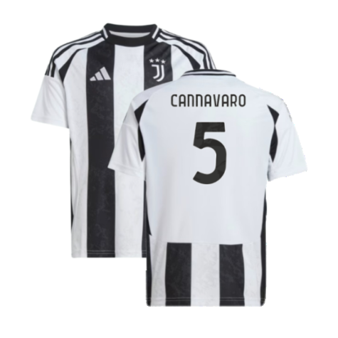 2024-2025 Juventus Home Shirt (Kids) (Cannavaro 5)