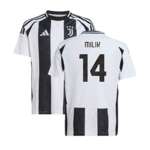 2024-2025 Juventus Home Shirt (Kids) (Milik 14)