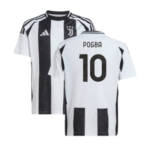 2024-2025 Juventus Home Shirt (Kids) (Pogba 10)