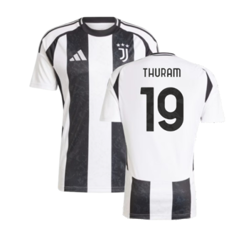 2024-2025 Juventus Home Shirt (Thuram 19)