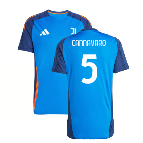 2024-2025 Juventus Training Jersey (Blue) (Cannavaro 5)