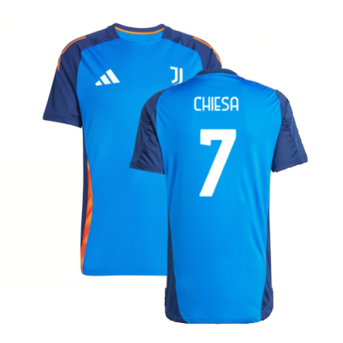 2024-2025 Juventus Training Jersey (Blue) (Chiesa 7)