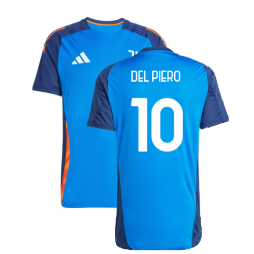 2024-2025 Juventus Training Jersey (Blue) (Del Piero 10)