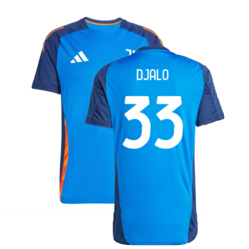 2024-2025 Juventus Training Jersey (Blue) (Djalo 33)