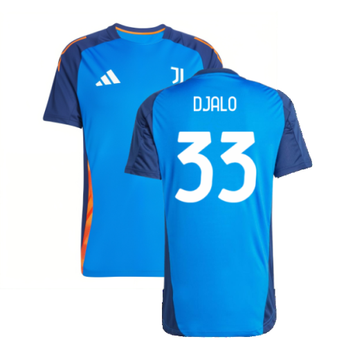 2024-2025 Juventus Training Jersey (Blue) (Djalo 33)