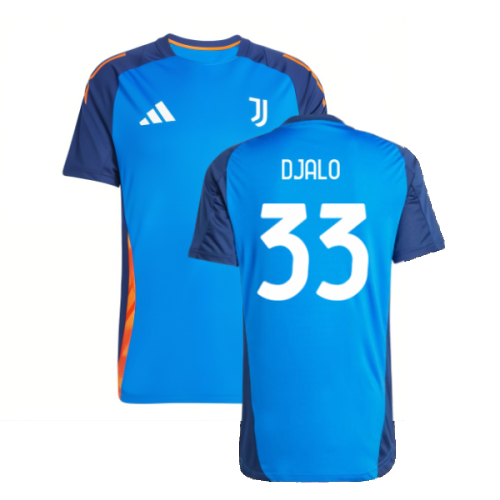 2024-2025 Juventus Training Jersey (Blue) (Djalo 33)