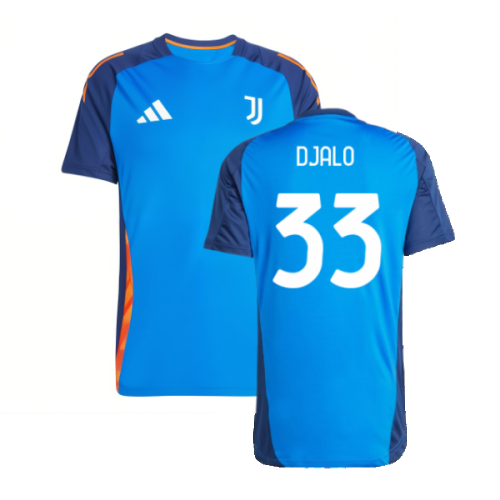 2024-2025 Juventus Training Jersey (Blue) (Djalo 33)