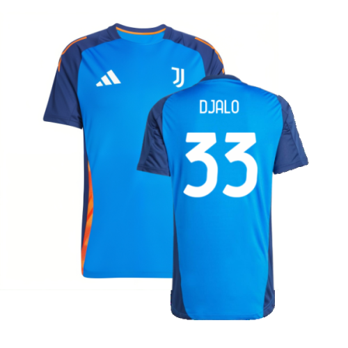 2024-2025 Juventus Training Jersey (Blue) (Djalo 33)