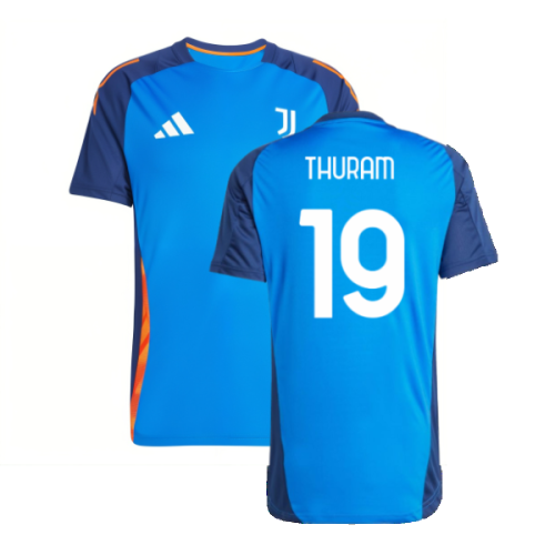 2024-2025 Juventus Training Jersey (Blue) (Thuram 19)