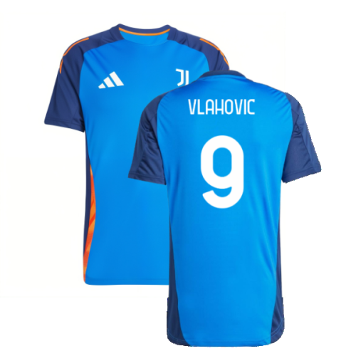 2024-2025 Juventus Training Jersey (Blue) (Vlahovic 9)