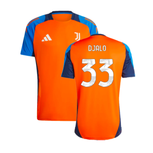 2024-2025 Juventus Training Jersey (Orange) (Djalo 33)