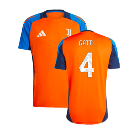 2024-2025 Juventus Training Jersey (Orange) (Gatti 4)