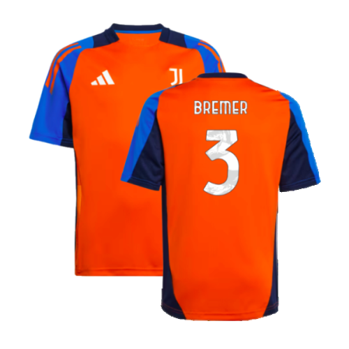 2024-2025 Juventus Training Jersey (Orange) - Kids (Bremer 3)