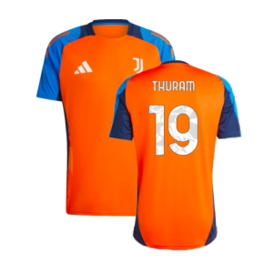2024-2025 Juventus Training Jersey (Orange) (Thuram 19) 2024-2025 Juventus Training Jersey (Orange) (Thuram 19)