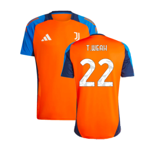 2024-2025 Juventus Training Jersey (Orange) (T.Weah 22)
