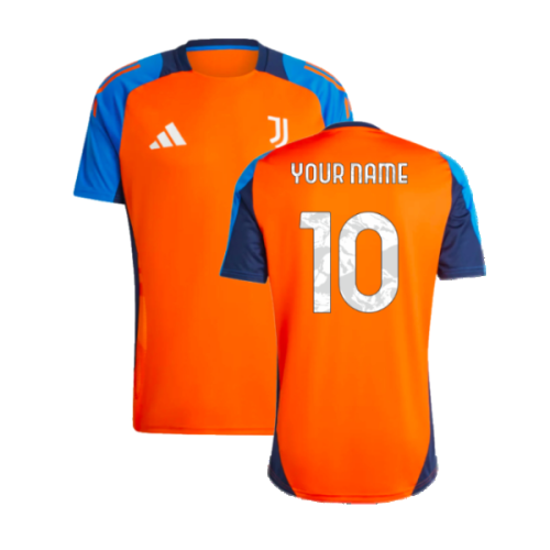 2024-2025 Juventus Training Jersey (Orange) (Your Name)