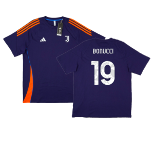 2024-2025 Juventus Training Tee (Navy) (Bonucci 19)