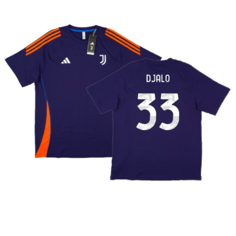 2024-2025 Juventus Training Tee (Navy) (Djalo 33)
