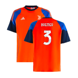 2024-2025 Juventus Training Tee (Orange) (Bremer 3) 2024-2025 Juventus Training Tee (Orange) (Bremer 3)
