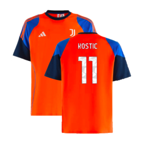 2024-2025 Juventus Training Tee (Orange) (Kostic 11)