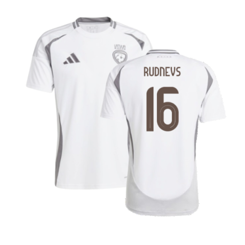 2024-2025 Latvia Away Shirt (Rudnevs 16)