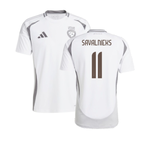 2024-2025 Latvia Away Shirt (Savalnieks 11)