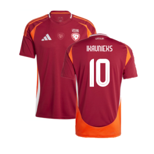 2024-2025 Latvia Home Shirt (Ikaunieks 10)