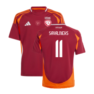 2024-2025 Latvia Home Shirt (Kids) (Savalnieks 11)