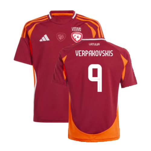 2024-2025 Latvia Home Shirt (Kids) (Verpakovskis 9)