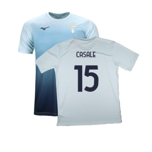 2024-2025 Lazio Graphic Training Shirt (ice Blue) (Casale 15)