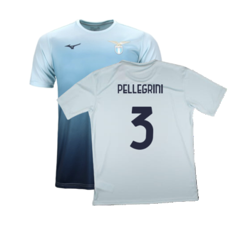 2024-2025 Lazio Graphic Training Shirt (ice Blue) (Pellegrini 3)