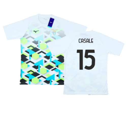 2024-2025 Lazio Pre-Match Jersey (White) (Casale 15)