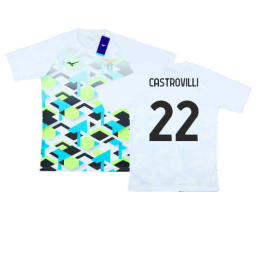 2024-2025 Lazio Pre-Match Jersey (White) (Castrovilli 22)