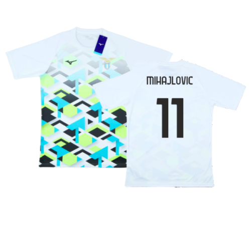 2024-2025 Lazio Pre-Match Jersey (White) (Mihajlovic 11)