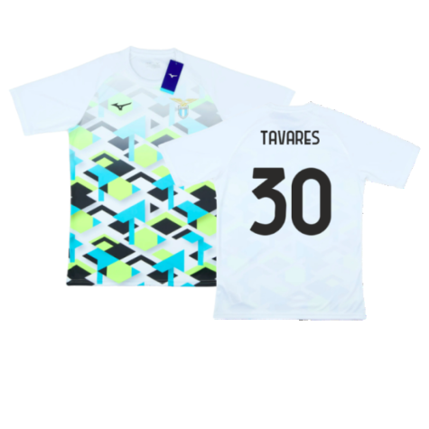 2024-2025 Lazio Pre-Match Jersey (White) (Tavares 30)