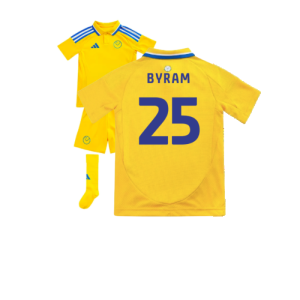 2024-2025 Leeds United Away Mini Kit (Byram 25)