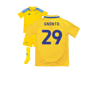 2024-2025 Leeds United Away Mini Kit (Gnonto 29)