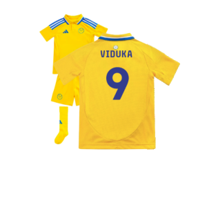 2024-2025 Leeds United Away Mini Kit (Viduka 9)