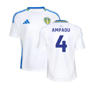 2024-2025 Leeds United Home Shirt (Kids) (Ampadu 4)