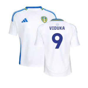 2024-2025 Leeds United Home Shirt (Kids) (Viduka 9) 2024-2025 Leeds United Home Shirt (Kids) (Viduka 9)